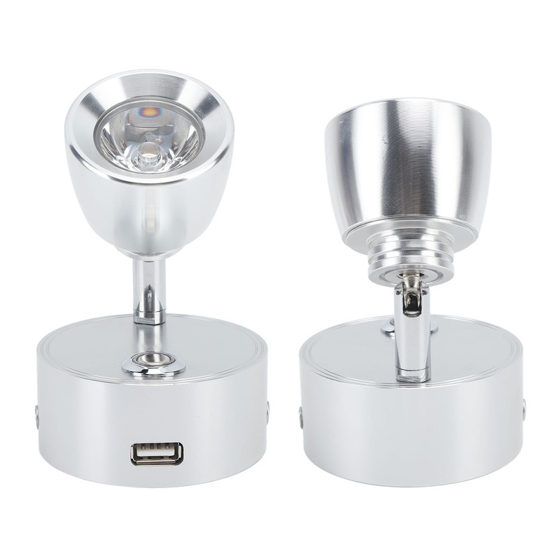 RV Reading Light LED Indoor Bedside Lamp Boat Yacht USB