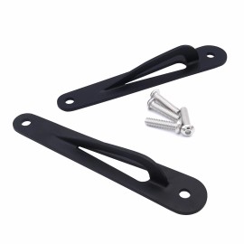 Unbranded Black Front&Rear Tie Down Anchors Bracket for Harley Touring Road King FLHT FLHR