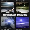 MVIOCS LED Flashlight Solar/Rechargeable, Powerful Flashlight Torch with 3 Modes,