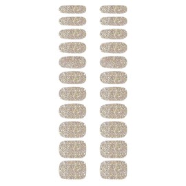 Teegxddy Gel-Nagellack-Aufkleber, 22 Stück UV-Nagelfolien, Selbstklebende halbhärtende Gel-Nagellackstreifen, Pailletten UV-Nagellackstreifen, Frauen-Nagellack-Aufkleber