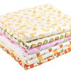 CraftsFabrics 6 Pack 100% Cotton Yellow Fruit Series Cotton Fabric