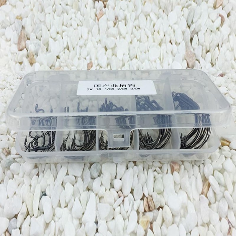 255Pcs Fishing Hooks High Carbon Steel Worm Senko Bait Jig