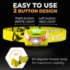 Foxelli USB-C Rechargeable LED Headlamp – Super Bright, Lightweight Head