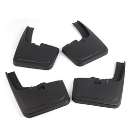 G-PLUS Heavy Duty Molded Mud Flaps Replacement for Ford F150 (for Trucks with Fender Flares) 2015 2016 2017 2018 Front Rear Splash Mud Guard Mudguard Mudflaps 4Pc Set Black