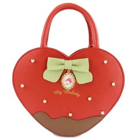 My Melody 50th Anniversary Heart Strawberry Bag Red