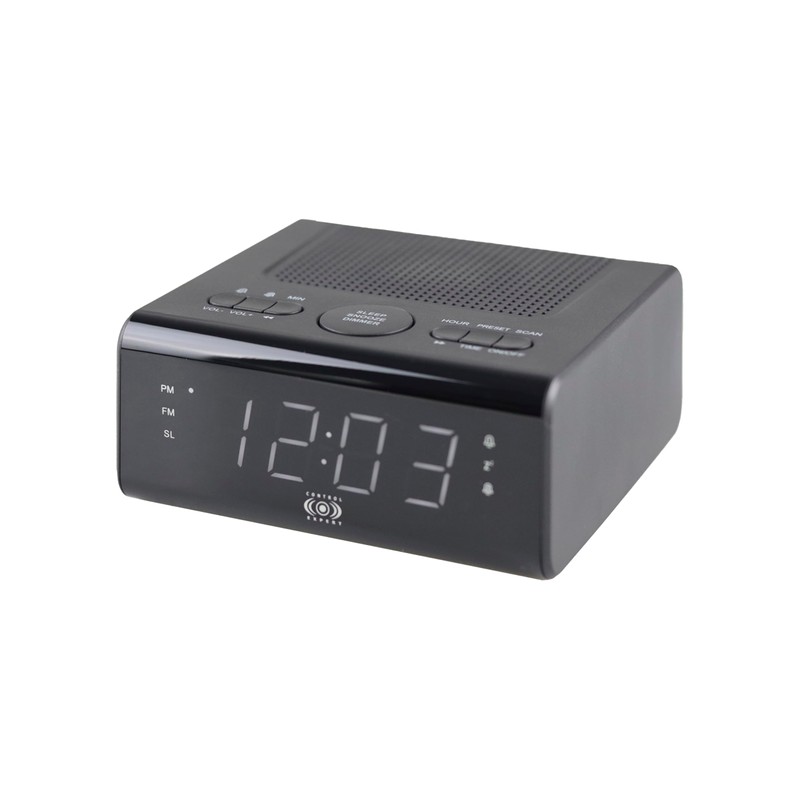 CONTROL EXPERT Reloj Digital Despertador Radio FM Pantalla Led