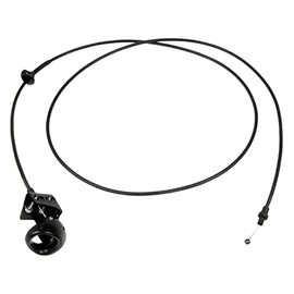 TRQ Hood Release Pop Actuator Cable with Handle for Ford Taurus Mercury Sable