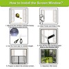 Risareyi Magnetic Fly Screens for Windows 70x150cm, Upgraded Black Mesh