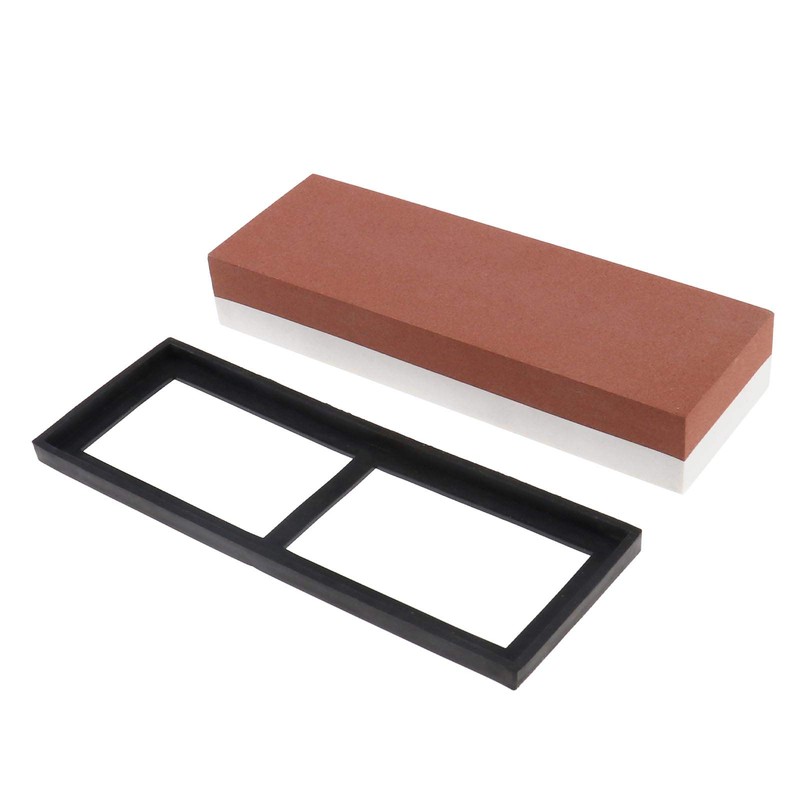 OTOTEC 1000/3000 White Corundum Double-Sided Household Whetstone with Anti-Slip Mat
