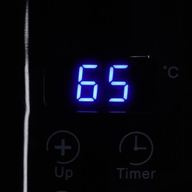 Massageöl-Wärmer-Heizung, Öl, Lotion, Creme-Massageöl-Heizung, Temperatureinstellung, 110–240 V, LED-Anzeige, Salon-Spa-Körper (EU-Stecker)