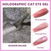 Makartt Gel Nail Polish, Universal Rainbow Cat Eye Gel Nail