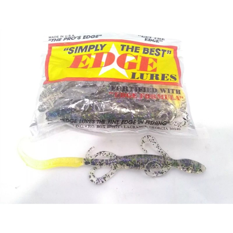 EDGE LURES 6" LIZARDS 10 PK NEW