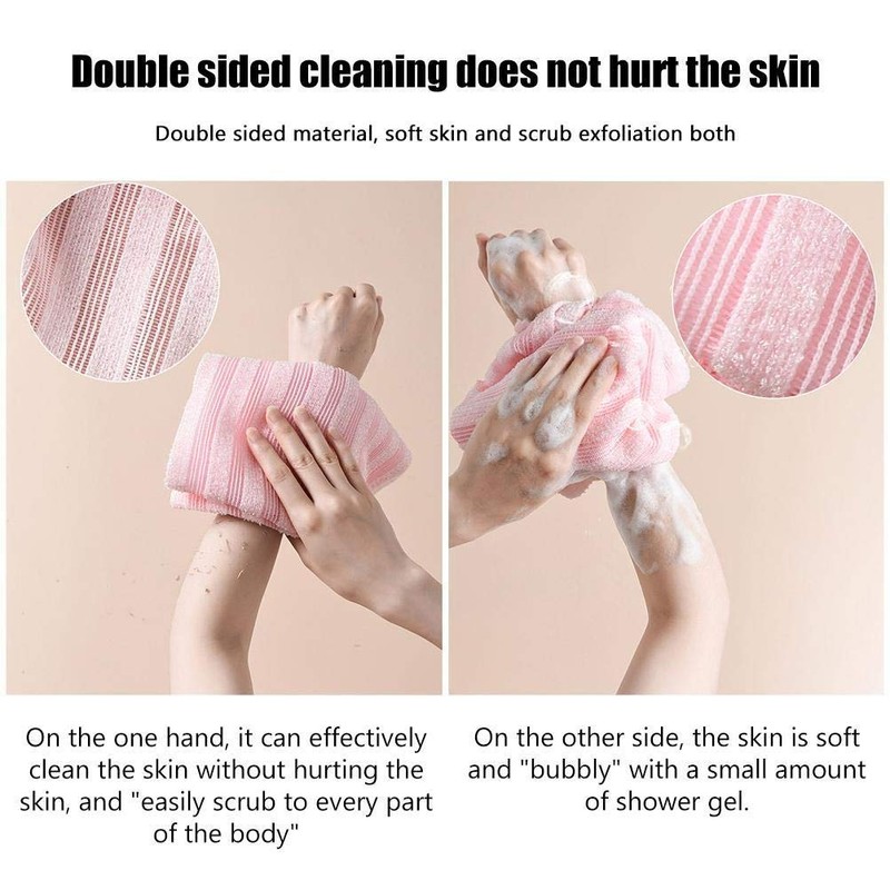 BTOSEP Body Brush Back Scrubber for Shower and Bath, Exfoliating