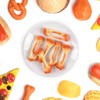 HUIANER 6pcs Artificial Chicken Leg Bone Fake Chicken Wing Bone