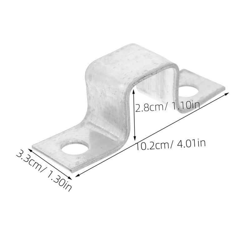 COHEALI 4Pcs U Brackets for Mounting Durable Tube Clamps Heavy