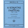 J.S. Bach: 6 Sonatas And Partitas (S.1001 - S.1006). Sheet
