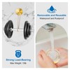 EASETROL Gold Suction Cup Hooks for Shower, Heavy Duty Wreaths