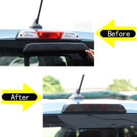 autotrim000 Smoked 3rd Third Brake Tail Light Lamp Cover Trim For Ford Maverick 2022-2023 US