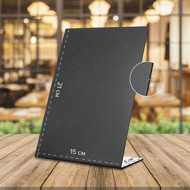 A5 Mini Blackboard with Stand for Table - Mini Chalkboard