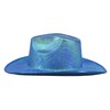 Arsimus Metallic Cowboy Hat (Turquoise)