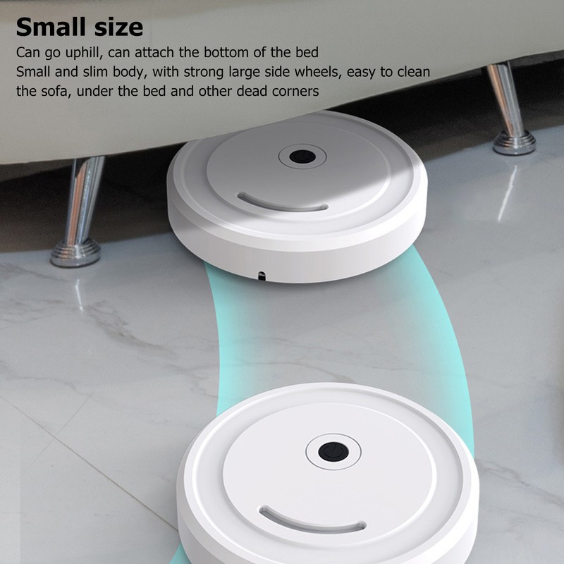 Robot Vacuum Cleaner One Key Control Low Noise Cordless Smart