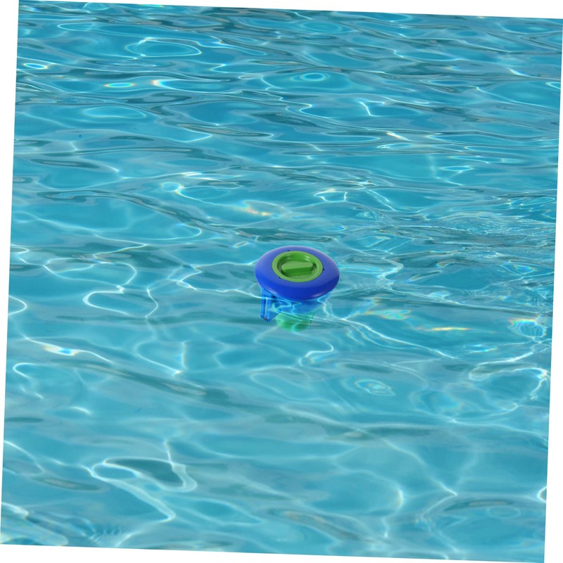 CAXUSD Floating Pool Chemical Dispenser with Temperature Gauge Durable Applicator