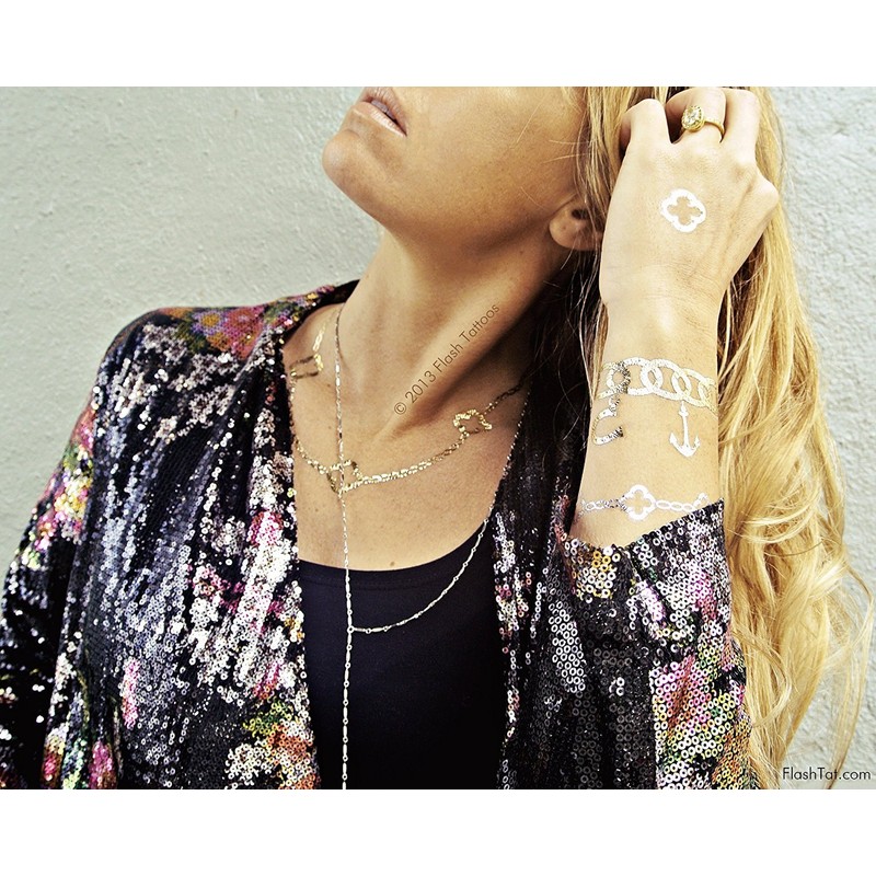 Original FLASH TATTOOS – The popular gold tattoos from the