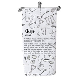 Gigi Kitchen Towel - Grandma Gift, Housewarming Tea Dish Towel (Noun Towel)