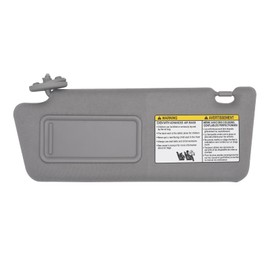 NHILES Left Driver Side Sun Visors Compatible with Toyota Tacoma 2005-2015 Without Light #74320-04181-B1 Grey