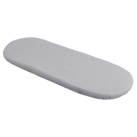 Medi Partners Fitted Sheet for Pram, 86 x 40 cm, 100% Cotton Mattress Protector (Grey)