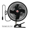 XUKEY 8inch 24V Car Oscillating Clip On Fan Rotatable Cooler