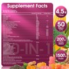 EYHBQIA Fiber Supplement 20-in-1, Fiber Gummies for Adults, 50 Billion