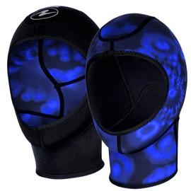 Aqua Lung Head Cover 3 mm for Bali and Mahe Unisex Camoblue, Size: S