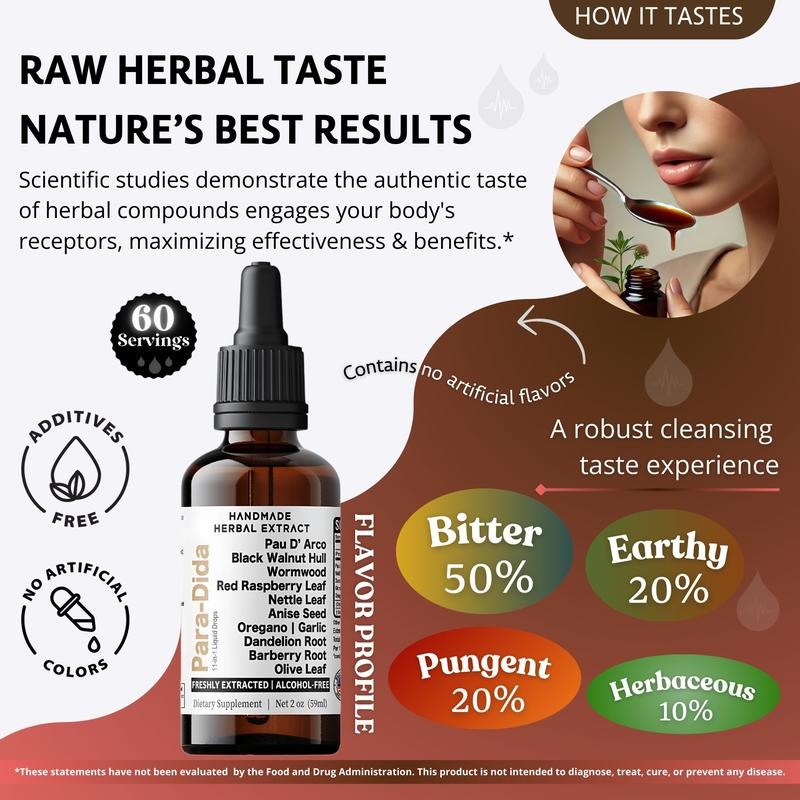 Para Dida Detox Wormwood + Black Walnut Hull Herbal Liquid