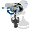 Ball Device Connection Valve Tap Outlet Valve Chrome-Plated