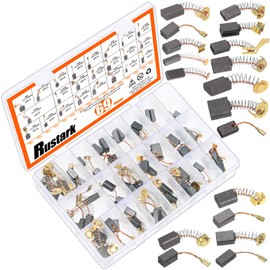 Rustark 69Pcs 23 Different Sizes Electric Motor Carbon Brushes Set Brush Repairing Part Graphite Carbon Brush Motor Brushes Assortment Kit for Motor Replacement Power Tool Repair