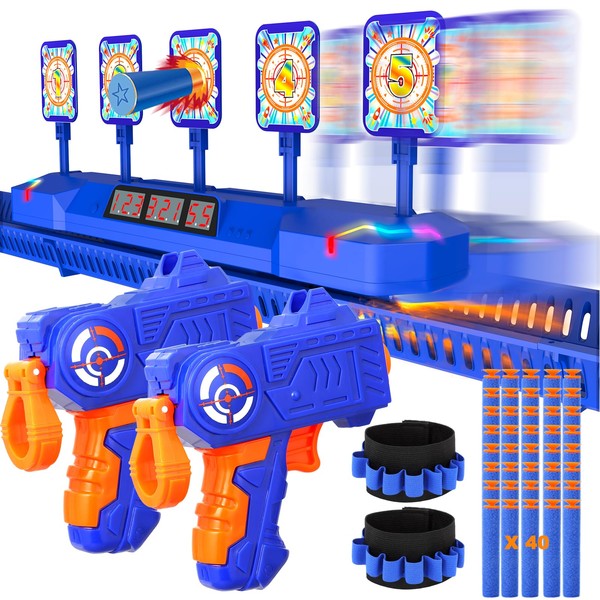 Fibevon Target for Nerf Guns, Electric Scoring Auto Reset Shooting