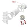 SPARES2GO Universal Cooker Hood External Vent Kit 4" 5" 6"