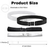 LSYZHX 4 Pcs Crop Tuck Band Belt, Elastic Fashion Belt
