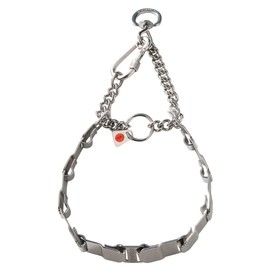 Herm Sprenger NeckTech Fun Stainless Steel Dog Training Collar – Snap Hook and Assembly Chain - No-Pull Collar with Swivel D-Ring – for Small Medium Large Dogs - Made in Germany (24in (60cm))