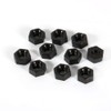 Nylon Nut, M3 Plastic Nylon Nut Hexagonal Black Screw Nut