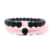 GraceAngie Long Distance Relationship Bracelets Onyx Gemstone Matching Set Bracelet