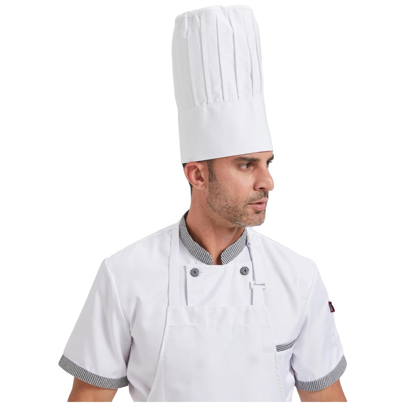 Hyzrz Chef Tall Hat Adjustable Elastic Baker Cooking Grilling BBQ
