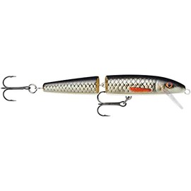 Rapala - Jointed Fishing Lure - Abachi Construction - Freshwater Fishing Lure - Swimming Depth 1.2 - 4.2m - Size 13cm/18g - Made in Estonia - Live Roach