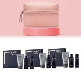 IOPE Hera Dare to Bear Pouch + IOPE Men Bio 3 Type Travel 3 Kit Set / 헤라 데어투베어 파우치+아이오페 맨 바이오 3종 여행용 3키트 세트