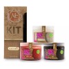 Mc Nails Kit 3 Exfoliantes  150g C/u Manicure Pedicure Spa , Mc Nails