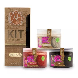 Mc Nails Kit 3 Exfoliantes  150g C/u Manicure Pedicure Spa , Mc Nails