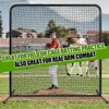 RoundFunny Baseball Pitching Net Screen 7ft x 7ft Softball Batting