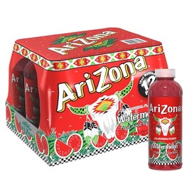 AriZona Watermelon - Fruit Juice Cocktail - 16 Fl Oz (Pack of 12)