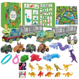 Dinosaur Calendar Plastic Green Safe Christmas Dinosaur Calendar for Toy